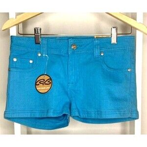 Raw Blue Lady Shorts Juniors 5 Blue Denim Stretch MSRP $40 NEW